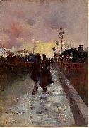 Charles conder Going Home oil on canvas